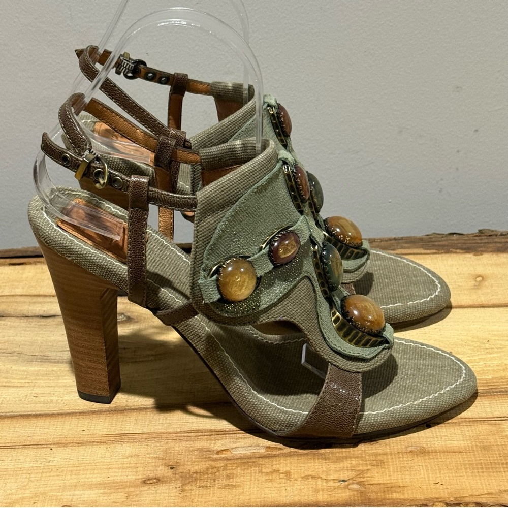 Bacio 61 women’s Carugo slingback heel sandal Size 8.5 B100 - Picture 6 of 12
